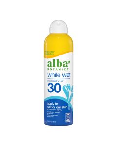 Alba Botanica While Wet Sunscreen Spray SPF 30, 5 fl oz"