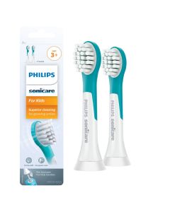 Philips Sonicare For Kids Replacement Toothbrush Heads, HX6032/94, 2-pk Compact"