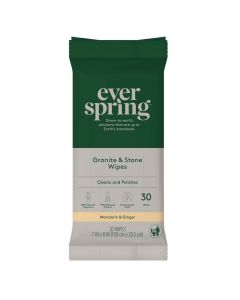 Granite & Stone Wipes Mandarin & Ginger - 30ct - Everspring