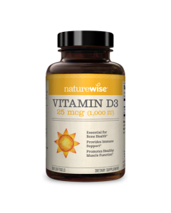 Naturewise Vitamin D3 1000 IU (25mcg) 360 Softgels