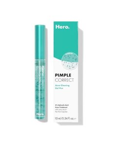 Pimple Correct Acne Clearing Gel Pen from Hero Cosmetics - 2% Salicylic Acid, Non-Drying Formula"