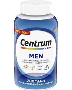 Centrum Men Multivitamin/Multimineral Supplement Tablets - 200 ct