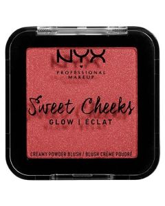 NYX Professional Makeup Sweet Cheeks Creamy Powder Blush Glow, 04 Citrine Rose, 0.17 oz"