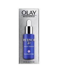 Olay Regenerist Retinol 24 Night Facial Serum, Reduces Fines Lines & Wrinkles, Normal Skin, 1.3 oz"