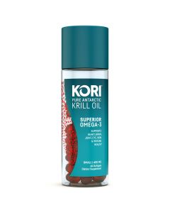 Kori Krill Superior Absorption, Omega-3 Supplement for Overall Health, Softgels, 60 Count"