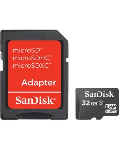 Sandisk Sdsdq-032g-a46a Microsdhc Card With Sd Adapter (32gb)