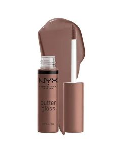 NYX Professional Makeup Butter Gloss, Non-Sticky Lip Gloss, 48 Cinnamon Roll, 0.27 fl oz"