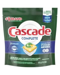 Cascade Complete ActionPacs, Dishwasher Detergent Pods, Lemon - 21 Ct | CVS