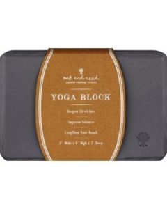 Oak and Reed Yoga Block, Grey | CVS