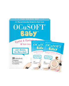 OCuSOFT Baby Eyelid & Eyelash Pre-Moistened Towelette Cleanser, 20 Count"