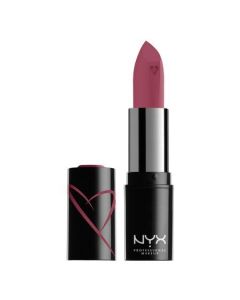 NYX Professional Makeup Shout Loud Satin Lipstick, infused with mango and shea butter, Love Is A Drug"