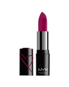 NYX Professional Makeup Shout Loud Hydrating Satin Lipstick with Mango & Shea Butter, Dirty Talk"