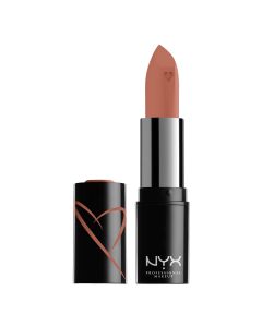 NYX Professional Makeup Shout Loud Hydrating Satin Lipstick with Mango & Shea Butter, Silk"