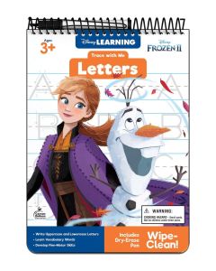 Trace with Me Letters Wipe Clean Book (Disney Frozen II, Disney Learning)