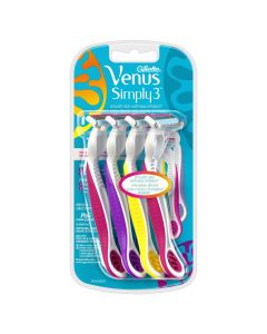 Gillette Venus Simply3 3-Blade Disposable Razors, 4 Ct | CVS