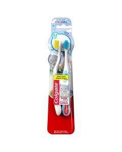 Colgate Kids My First Toothbrush, Extra Soft Baby Toothbrushes, 2 Pack"