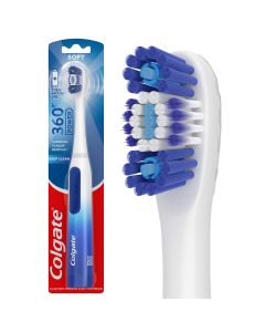 Colgate 360 Power Deep Clean Battery Operated Sonic Toothbrush, 1 AA Battery Included, Adult"