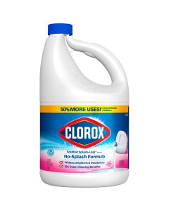 Clorox Splash-Less Liquid Bleach Fresh Meadow - 117 Ounce Bottle