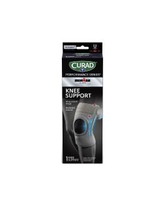 CURAD Performance Series IRONMAN Knee Support with Side Stabilizers, Adjustable, Universal, 1 count"