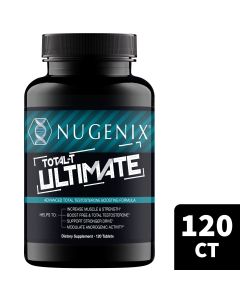 Nugenix Total-T Ultimate - Advanced Free and Total Testosterone Booster for Men - 120 Tablets