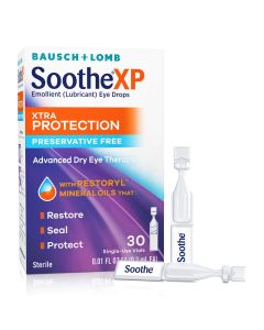 Soothe® XP Preservative-Free Lubricant Eye Drops, 0.01 FL OZ EA (0.3 mL EA) (30-Count)"