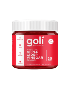 Goli Nutrition Apple Cider Vinegar Gummy Vitamins (30Ct) Dietary Supplement