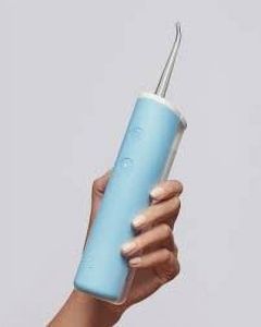 Quip Cordless Rechargeable 2 Pressure Modes Plastic Water Flosser, Sky Blue"