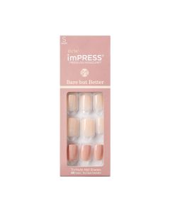 KISS imPRESS Bare but Better Press-on Nails, Simple Pleasure, 30 Count"