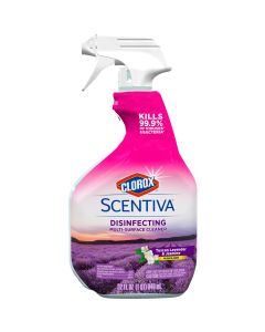 Scentiva 32 Oz. Tuscan Lavender and Jasmine Bleach Free Disinfecting Multi-Surface Cleaner Spray