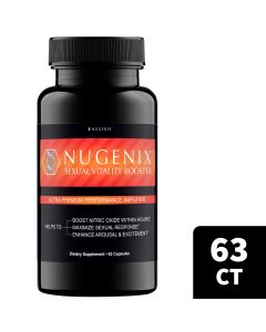 Nugenix Sexual Vitality Booster for Men, Ultra Premium Performance Dietary Supplement, 63 Count"