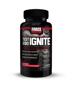 Force Factor Test X180 Ignite Total Testosterone Booster for Men with Fenugreek Seed, 60ct"