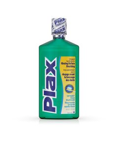 Plax Oral Rinse Mouthwash, Refreshing Soft Mint Flavor, 24 fl. oz"