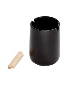 InterDesign 28267 Eco Vanity Toothbrush Holder, Ceramic, Black"