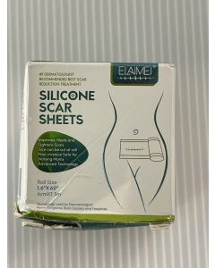 Medical Grade Silicone Scar Sheet, Silicone Scar Tape (1.6”x 60”)"