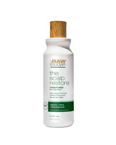 Raw Sugar Scalp Restore Conditioner, Jojoba + Aloe + Niacinamide, 18 fl oz"