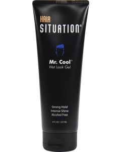 Mr Cool Wet Look Strong Hold Intense Shine Alcohol Free Hair Gel