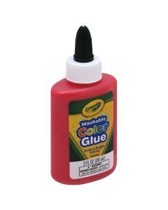 Crayola Washable Color Glue 3 oz Nontoxic (Colors May Vary)