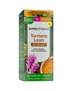 Purely Inspired Turmeric Lean, ALA & Curcumin, Non-Stimulant Weight Loss, 60 Ct"