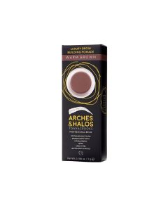 Arches & Halos Luxury Brow Building Pomade in Warm Brown, 0.1 oz"