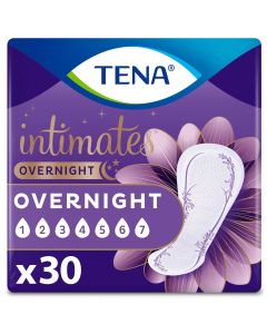 Tena Intimates Overnight Bladder Control Pad, 30 Count"