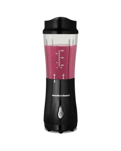 Hamilton Beach Portable Blender for Shakes and Smoothies with 14 oz BPA Free Travel Cup, Black"