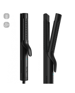 TYMO 360°Airflow Styler Hair Curling Flat Iron, 2 in 1 Ionic Hair Curler & Straightener for All Styles, with 88 Tiny Ionic Air Vents, 5 Adjustable Temp, 3D Floating Ceramic Plate, PTC Fast Heat-Up"