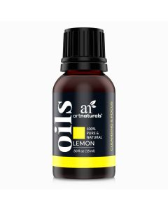 Artnaturals 100% Pure Lemon Essential Oil Therapeutic Grade For Skin, Cleaning, Uplift and Focus (0.5 oz / 15 ml)"