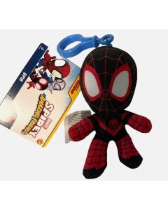 Marvel's Spidey and Friends Miles Morales - Clip Plush Spin