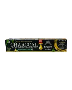 Essential Charcoal Toothpaste Organic Fluoride Free 6.5oz