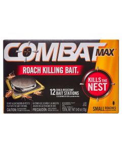 Combat Max Roach Killing Bait, Small Roach Bait Station, 12 Count"