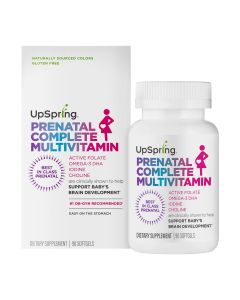 Upspring Prenatal Complete Multivitamin for Women with Active Folate, 90 Softgels"