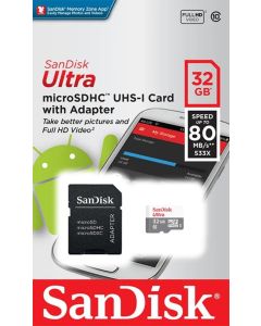 SanDisk Ultra PLUS 32GB SDHC UHS-I Memory Card, Store Important Documents, Photos and More, 130MB/s Read Speed, 32GB (New Open Box)"