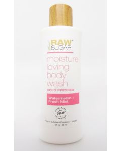 RAW Sugar Moisture Loving Body Wash - Watermelon + Fresh Mint - 3 fl. oz.