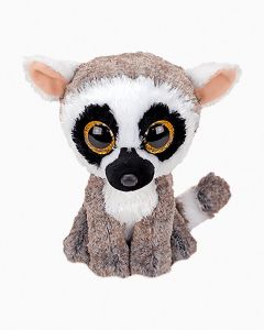 TY Beanie Boos - LINUS the Lemur (Glitter Eyes) (Regular Size - 6 Inch)